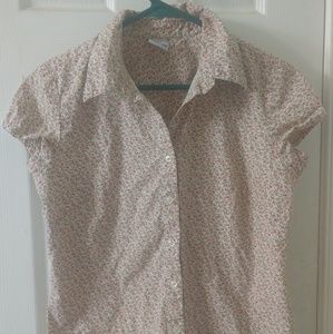 Old Navy button-up, floral shirt